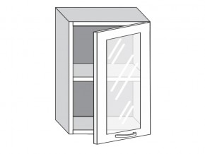 1.50.3 Шкаф настенный (h=720) на 500мм с 1-ой стекл. дверцей в Верхнем Тагиле - verhnij-tagil.magazin-mebel74.ru | фото
