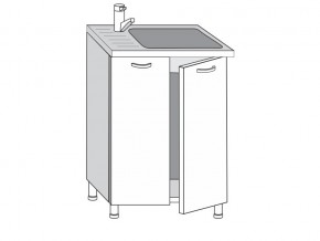 2.60.2мн Шкаф-стол на 600мм под накладную мойку с 2-мя дверцами в Верхнем Тагиле - verhnij-tagil.magazin-mebel74.ru | фото
